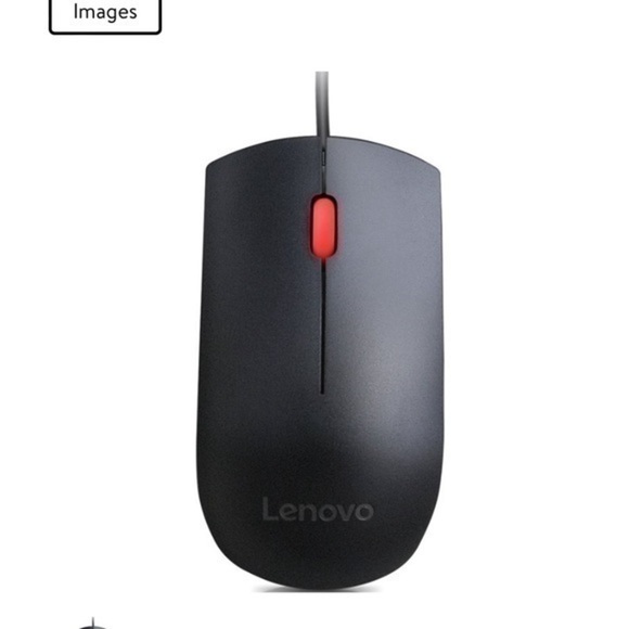 Lenovo USB Optical Wheel Mouse Black FRU P/N 00PH133 - Picture 1 of 5